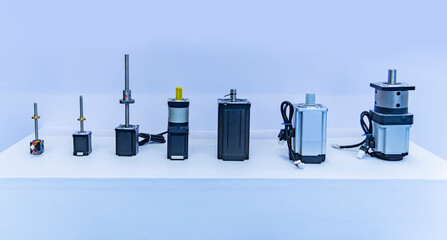 collection of Stepper motors for precise movement