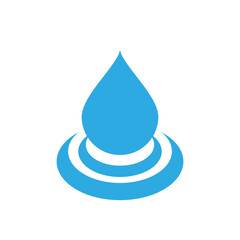 Water Logo Vector Template Icon