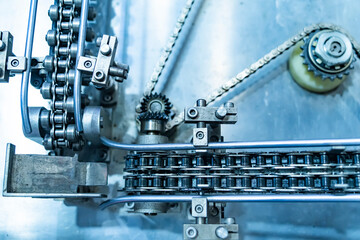 Roller speed Chains With Sporckets for Conveyor and Machines