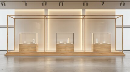 3D podium for product display and promotion