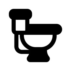 toilet Glyph icon