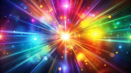 Abstract background with vibrant and colorful flare, blur light bursts, perfect for adding energy and excitement to any design project