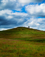 Sun and Shadow on the hill