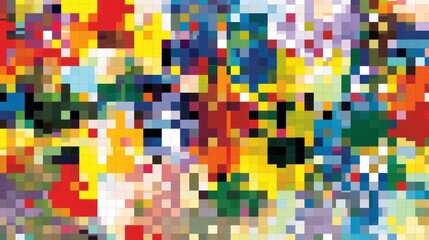 Abstract Colorful Mosaic Background.