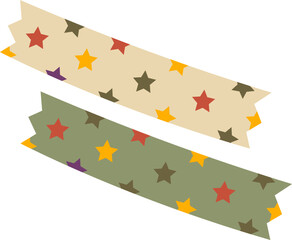 Collage Retro Flat Sticker Design