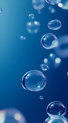 Abstract bubbles background