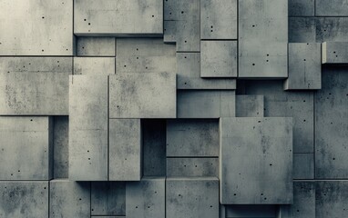 3D rendering of an abstract concrete wall background
