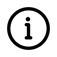 information glyph icon