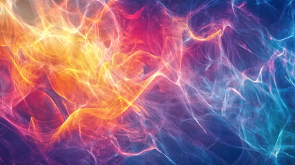 Fototapeta premium Generative AI art depicting data visualization as art code-drive