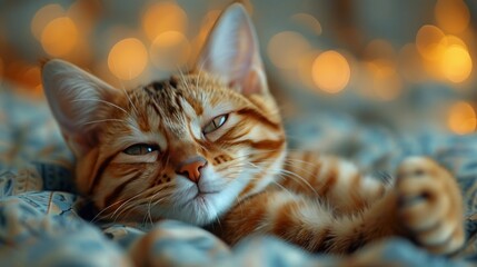 Feline Approval: Cat Giving Thumbs Up Gesture in Adorable Pose