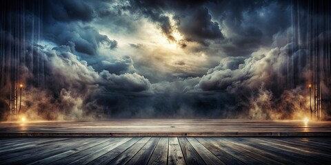 Moody dark backdrop with layers of depth and complexity, perfect for a dramatic setting