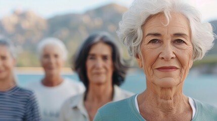 Seniors enjoying life through biotech-driven longevity treatments, Longevity Happy Biotech, active aging