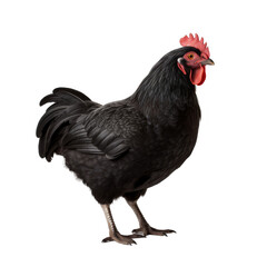 Fototapeta premium Hen Isolated on a Transparent Background