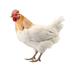Fototapeta premium Hen Isolated on a Transparent Background