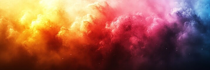 Fototapeta premium Elegant Pink and Yellow Gradient Abstract Background: Seamless Transition for Graphic Design, Marketing, and Web Templates. Minimalist Composition with Soft Pastel Hues, Perfect for Seasonal Promotion