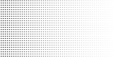 Basic halftone dots effect in black and white color. Halftone effect. Dot halftone. Black white halftone. VECTOR ILUSTRATION