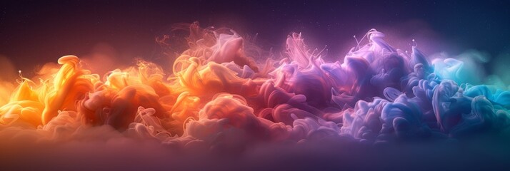 Fototapeta premium Vibrant Grainy Gradient Background with Purple and Green Hues: Dynamic Texture for Web Design and Digital Art. Elegant Minimalist Composition with Smooth Transitions, Perfect for Marketing Campaigns, 