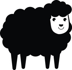 Sheep vector illustration.