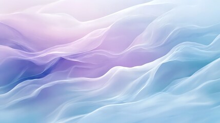 Obraz premium Serene Gradient Waves - PPT Background