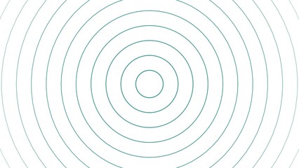 radio wave technology deep cyan color 4k illustration. white background 4k illustration.