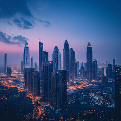 Obraz premium city skyline, 