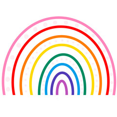 Fototapeta premium rainbow colors for decoration