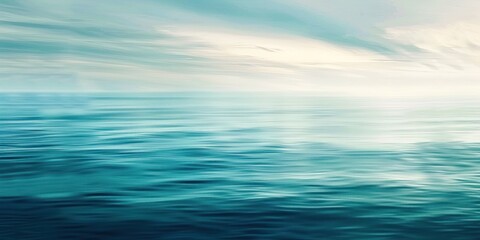 Fototapeta premium Abstract blue water with white clouds.