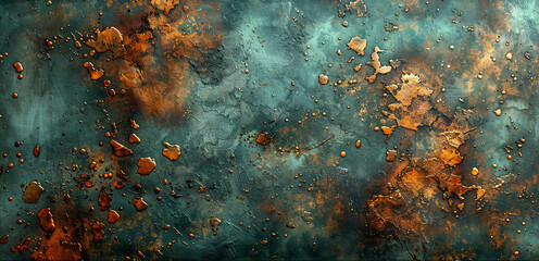 old iron steel texture with full of rust and beautiful patina color background