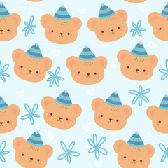 pattern with teddy bears