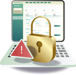 Computer Technology Data Security Performance Analysis Dashboard