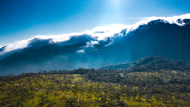 Aerial View of Phu Soi Dao Thailand