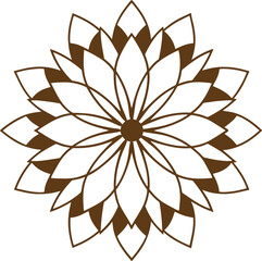 abstract flower vector