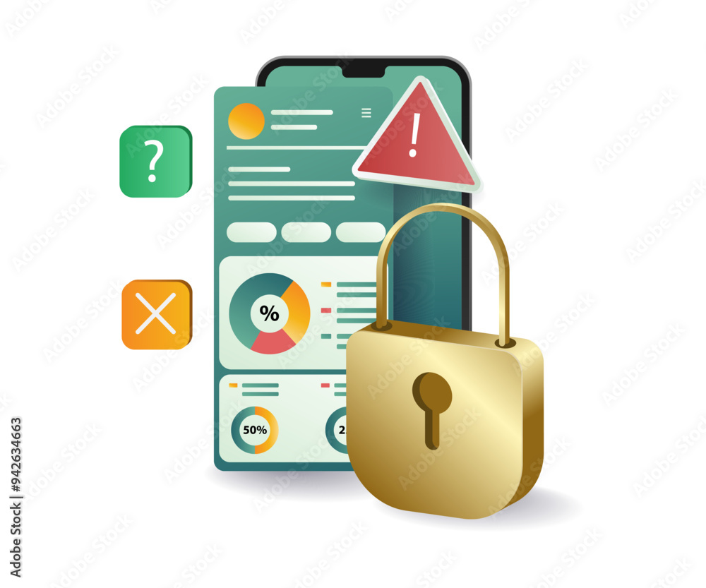 Aufkleber dashboard for analyzing smartphone app security performance