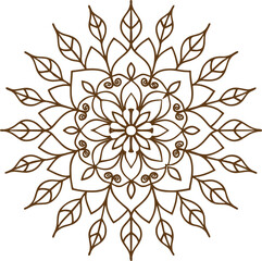 abstract floral design