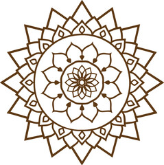 Fototapeta premium abstract floral ornament