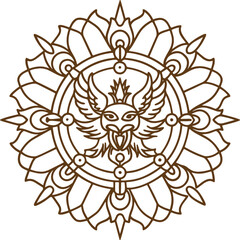 abstract floral ornament