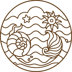 Naklejka premium Creative luxury ornamental mandala design background in gold color. Decorative greeting card. Design for invitation, wedding card, Diwali, decoration