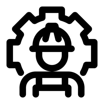 recommend clip art: engineer, worker, occupation, construction worker, professions, operator outline icon