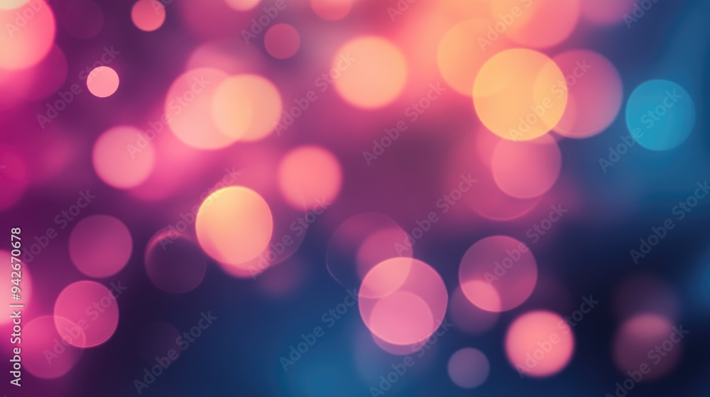 Poster blurred background with a soft focus effect