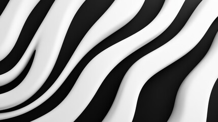 Black and white abstract wavy texture for backgrounds and design purposes
