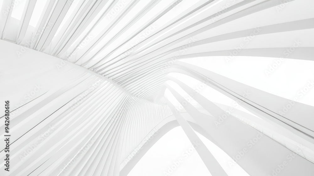 Poster clean, intersecting lines creating a balanced and bold composition, symbolizing unwavering confidenc