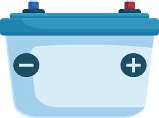 Car battery is supplying electrical power for starting the engine and other electrical components
