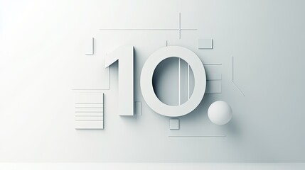 Geometric abstract lines forming overlapping leaf patterns, illustrating the essence of foliage on a white background.