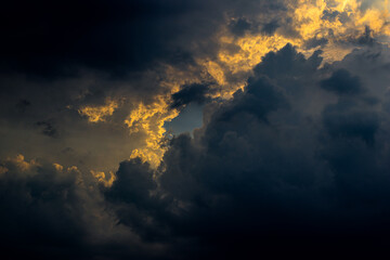 Obraz premium Evening clouds