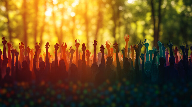 modern, slick 3D figure stands out in a vivid color, contrasting sharply with its surroundings. The unique hue highlights individuality and diversity, symbolizing uniqueness and self-expression