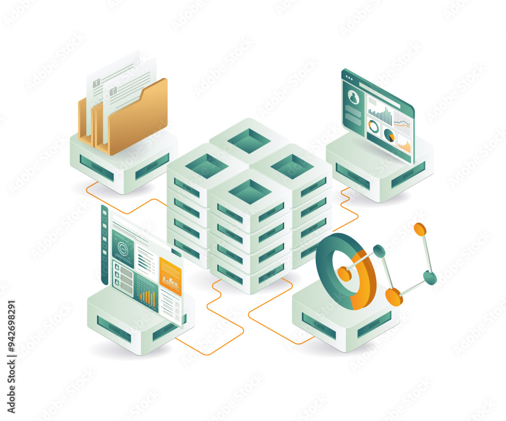 Aufkleber network data analysis and server management technology