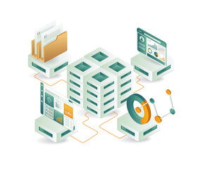 Network Data Analysis and Server Management Technology