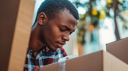 Sidelong box examination