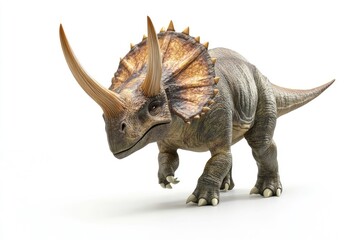 A Realistic 3D Render of a Triceratops Dinosaur