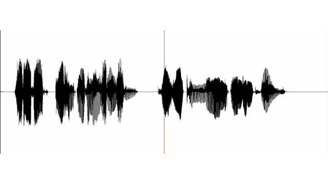 Abstract wave motion equalizer. Audio waveform equalizer spectrum, Music Equalizer, Sound Visualization. Abstract music sound wave or audio wavefrom isolated.